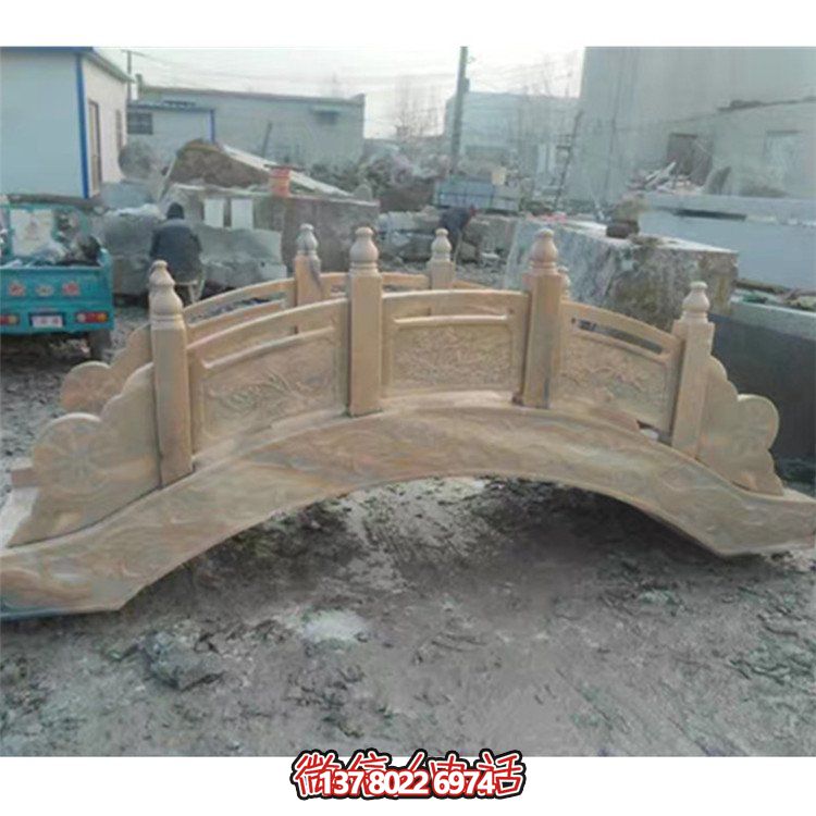 精美花崗巖雕刻石拱橋，為您的庭院裝飾添彩