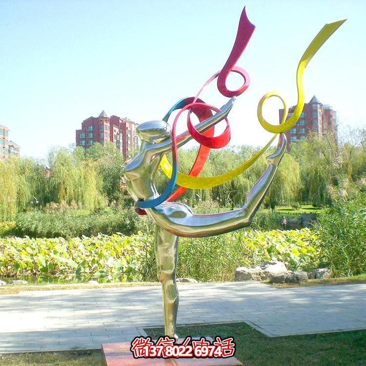 不銹鋼雕塑，構(gòu)筑校園文化主題園林景觀