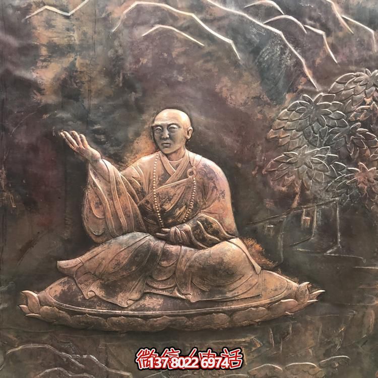 鑄銅觀音佛像浮雕壁畫，帶給大型寺廟儀式感的非凡氣派