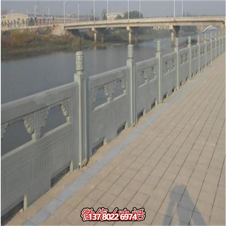 精美青石雕刻欄板，提升景區(qū)、寺廟、湖邊裝飾效果