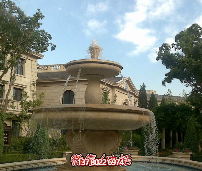自然的質(zhì)感，夢(mèng)幻的景觀——?jiǎng)e墅大理石景觀雕塑?chē)娙? title=