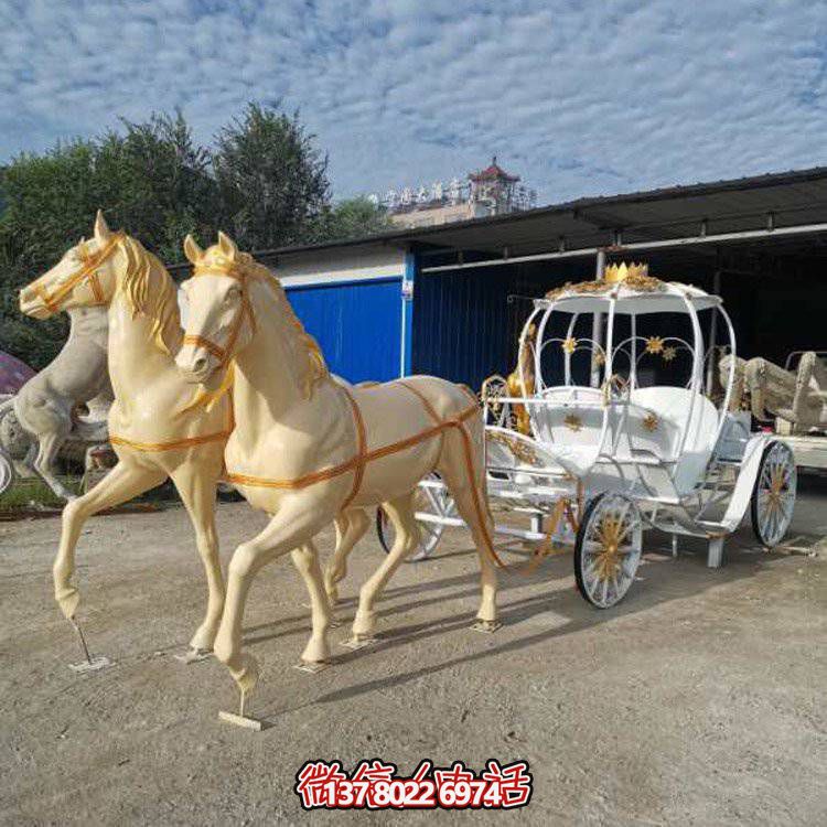 玻璃鋼仿真動(dòng)物馬車，讓您的公園和游樂場更具吸引力