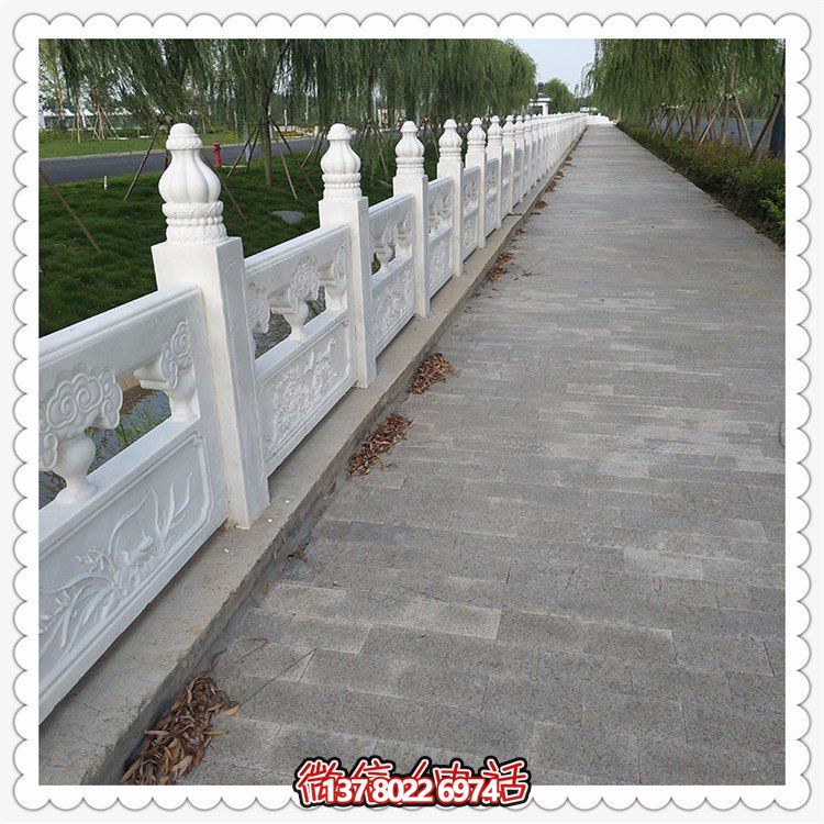 精美石雕護(hù)欄，讓您的河道美化更上一層樓