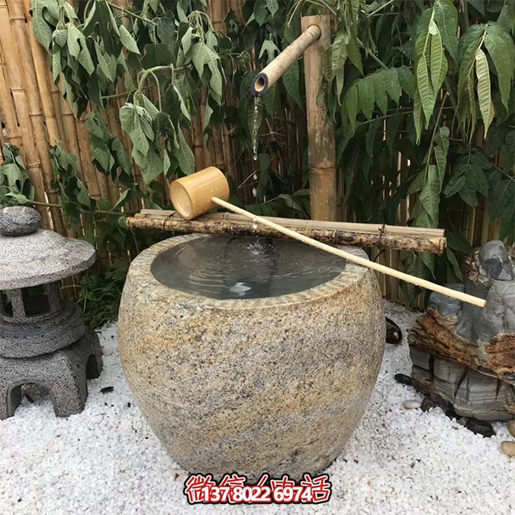 仿古砂石雕塑花盆，創(chuàng)意舊風裝飾景區(qū)