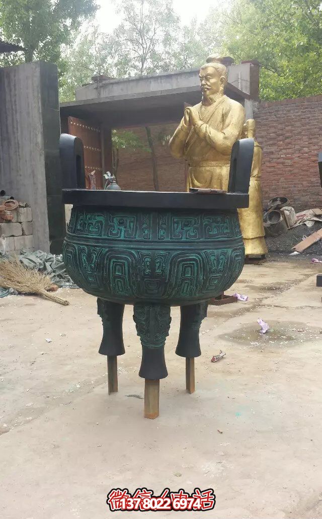 精美青銅雕塑，提升寺廟文物景觀
