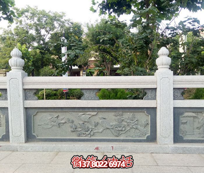 精美石欄系列，搭配園林花園，提升圍欄美感