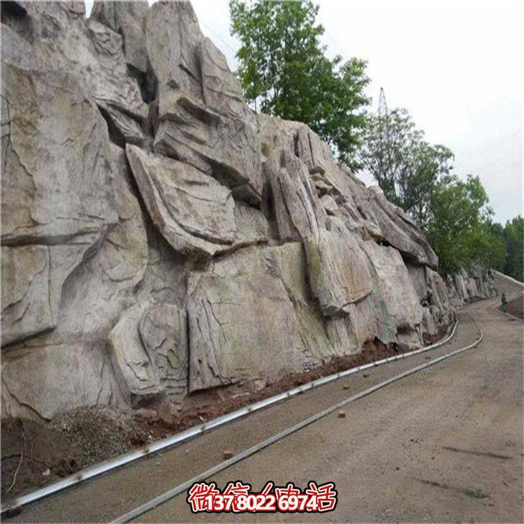 美輪美奐的景觀石，改善戶外街道路邊大型景觀