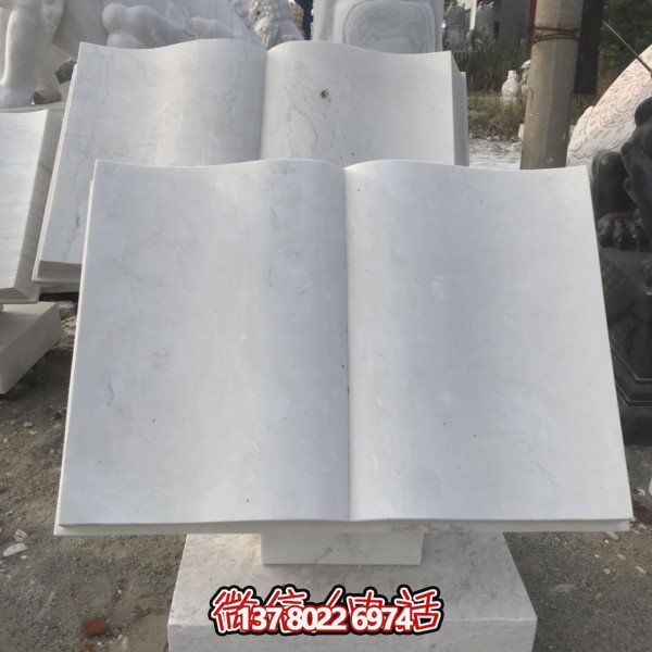 精美的大理石石雕雕塑——點綴園林校園，美化書籍之美
