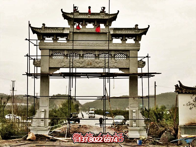 古風石牌坊，引領鄉(xiāng)村建筑新潮流