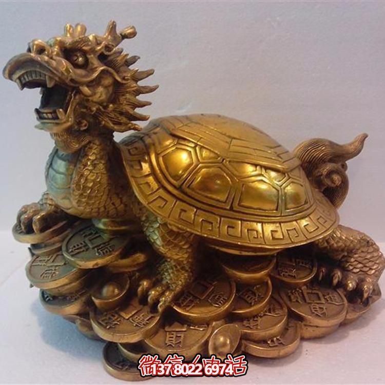 精美大型銅雕龍龜擺件，點綴您的庭院與公司寺廟