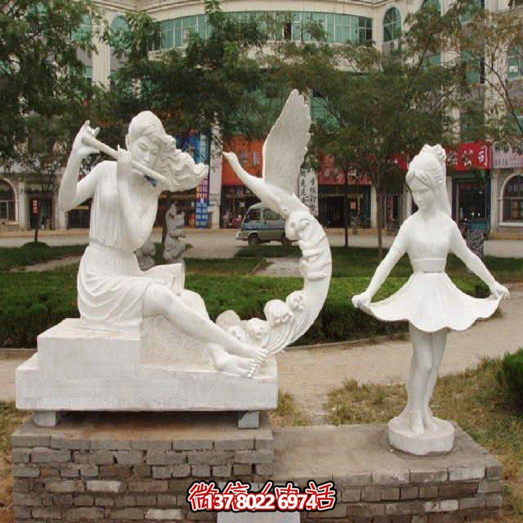 大型石雕人物雕塑，為園林景觀增添靈動(dòng)之美