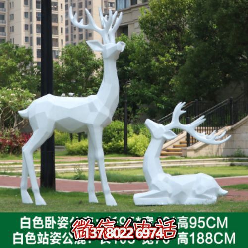玻璃鋼雕塑裝置，點綴小區(qū)園林景觀