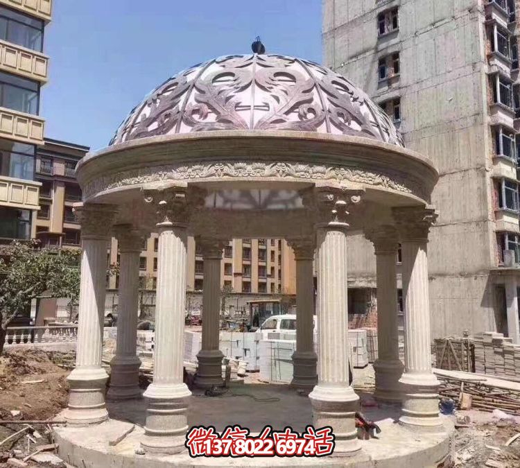 歐式羅馬涼亭，營(yíng)造優(yōu)雅小區(qū)花園
