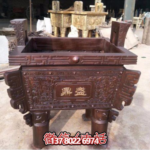 古典銅雕戶(hù)外寺廟擺件