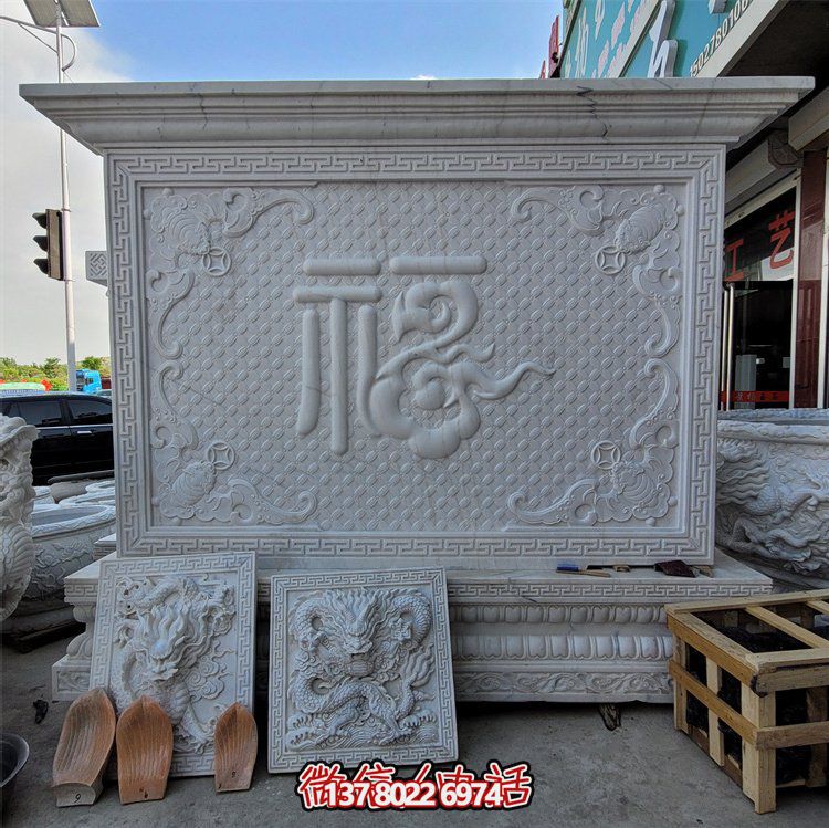 融合傳統(tǒng)文化，唯美經(jīng)典雕塑—中式影壁