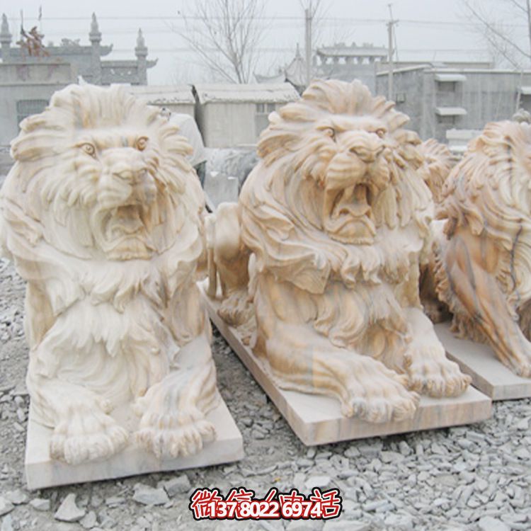 仿真獅子雕塑，為公園、動物園帶來活力