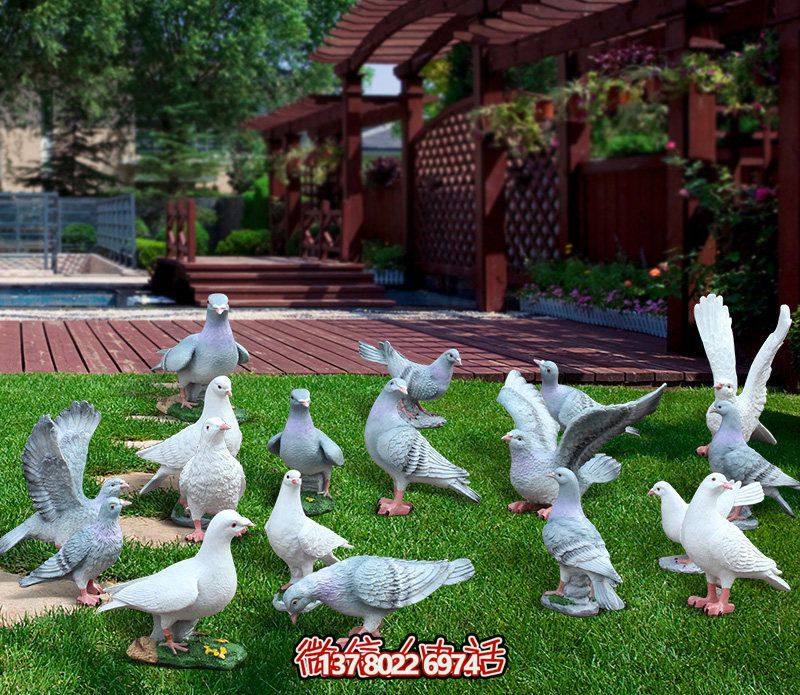 童趣仿真動(dòng)物樹(shù)脂雕塑，打造完美草坪戶(hù)外景觀
