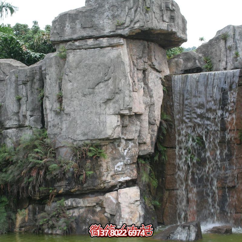 百花爭艷，景致美妙——游覽石假山景觀