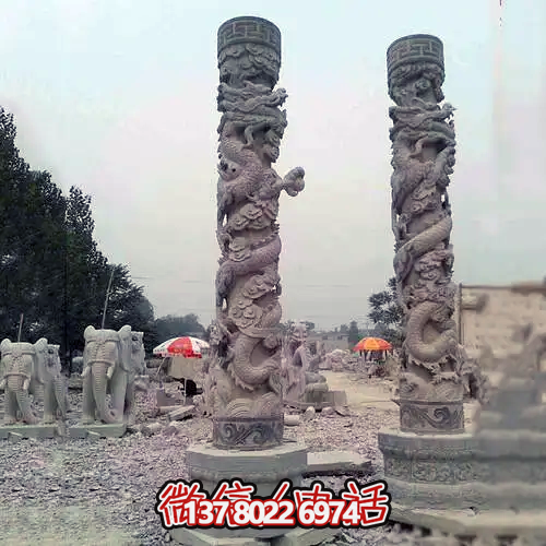 柱石盤(pán)龍安全、堅(jiān)固、節(jié)能的柱子