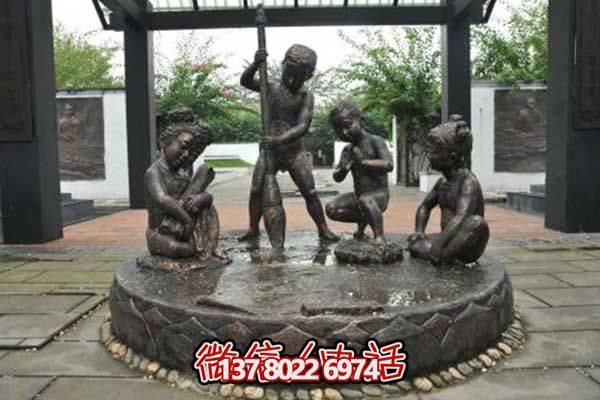 不銹鋼銅雕毛筆，為兒童締造景區(qū)樂(lè)趣