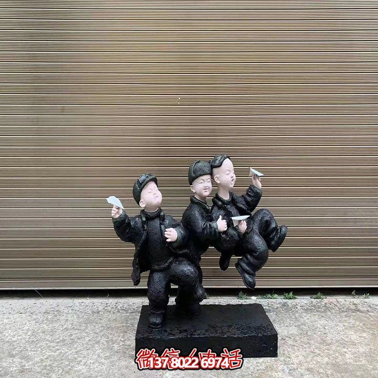 多彩玻璃鋼景觀擺件，添加卡通戶外兒童樂趣