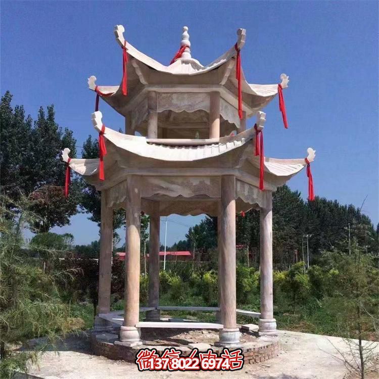 古典式園林雕塑，打造涼亭小區(qū)尊貴裝點