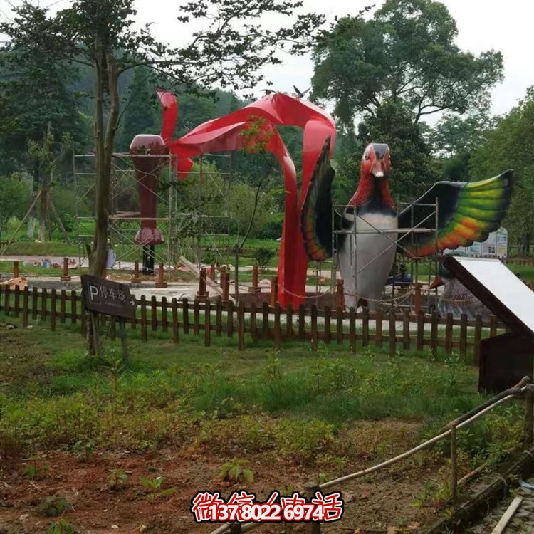大型不銹鋼動(dòng)物雕塑景觀(guān)