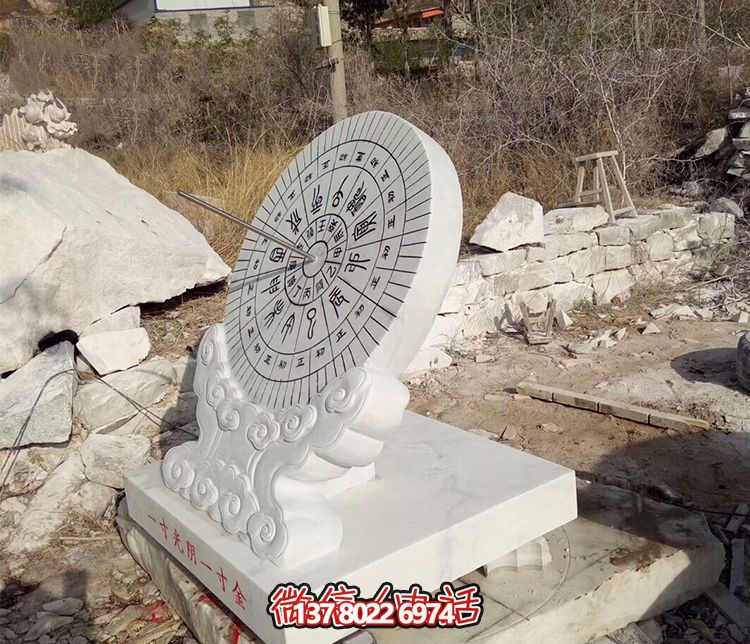精致日晷雕塑，為你的戶外景區(qū)帶來創(chuàng)意石雕裝飾