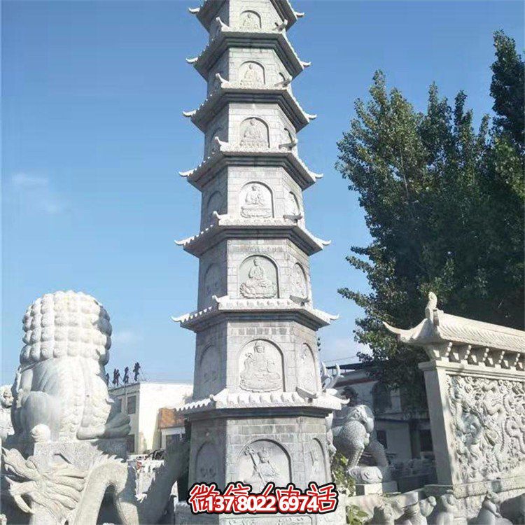 古典佛教雕塑藝術(shù)——精美青石舍利塔、石塔寺、佛塔