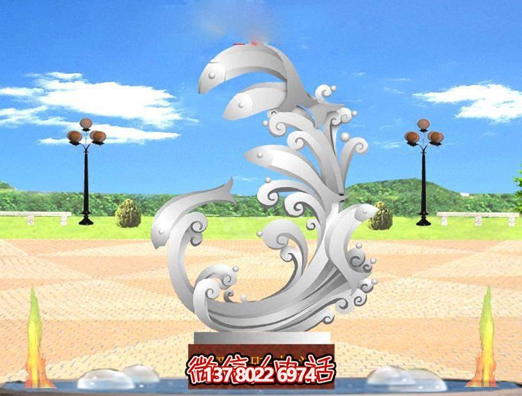玻璃鋼雕塑魚躍龍門傳承古老傳統(tǒng)，展示創(chuàng)意美感