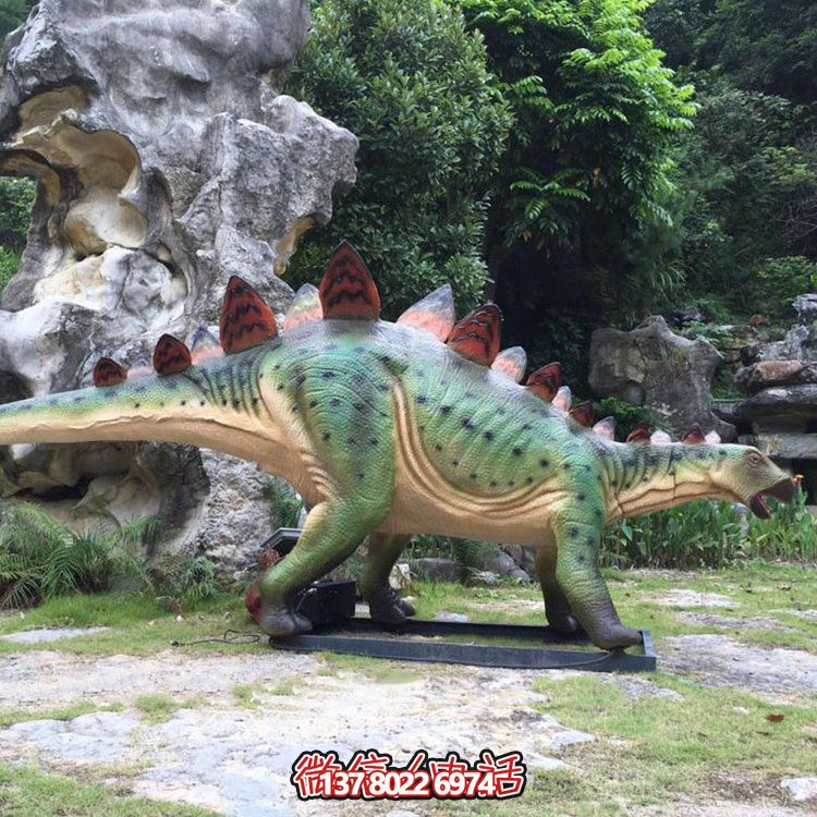 劍齒龍，玻璃鋼仿真恐龍仿生雕塑