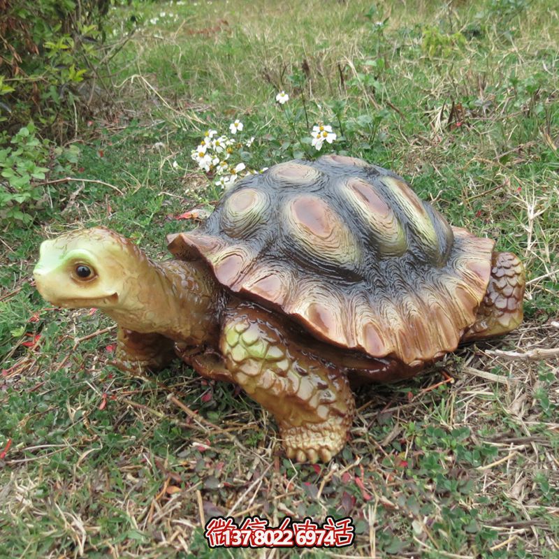 公園創(chuàng)意玻璃鋼行走的烏龜雕塑 公園創(chuàng)意玻璃鋼行走的烏龜雕塑