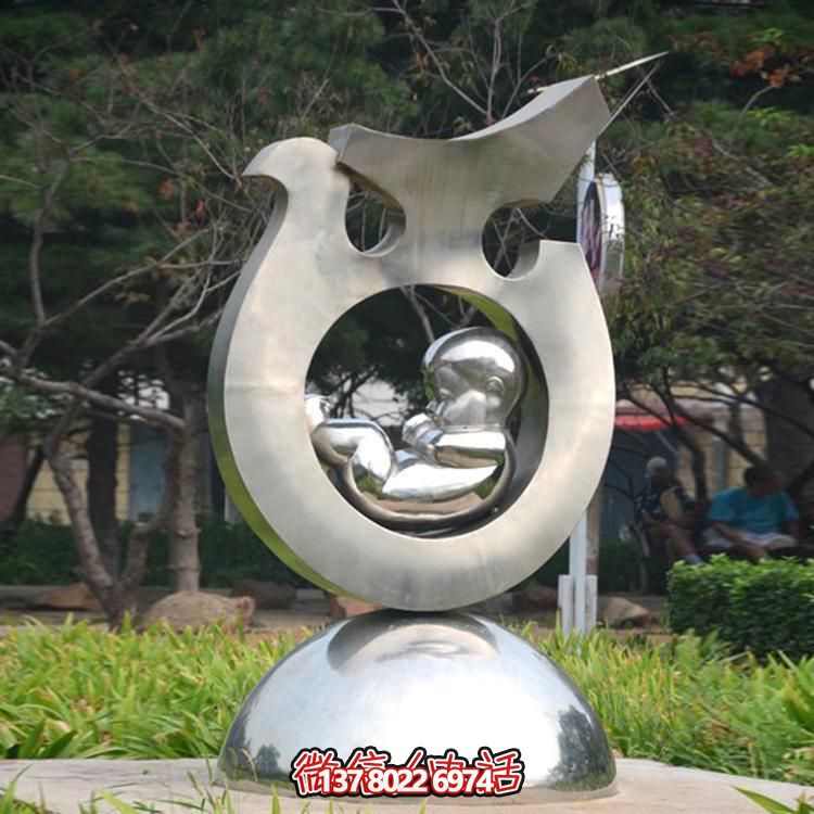 不銹鋼鴿子雕塑抽象和平鴿廣場(chǎng)園林動(dòng)物雕塑