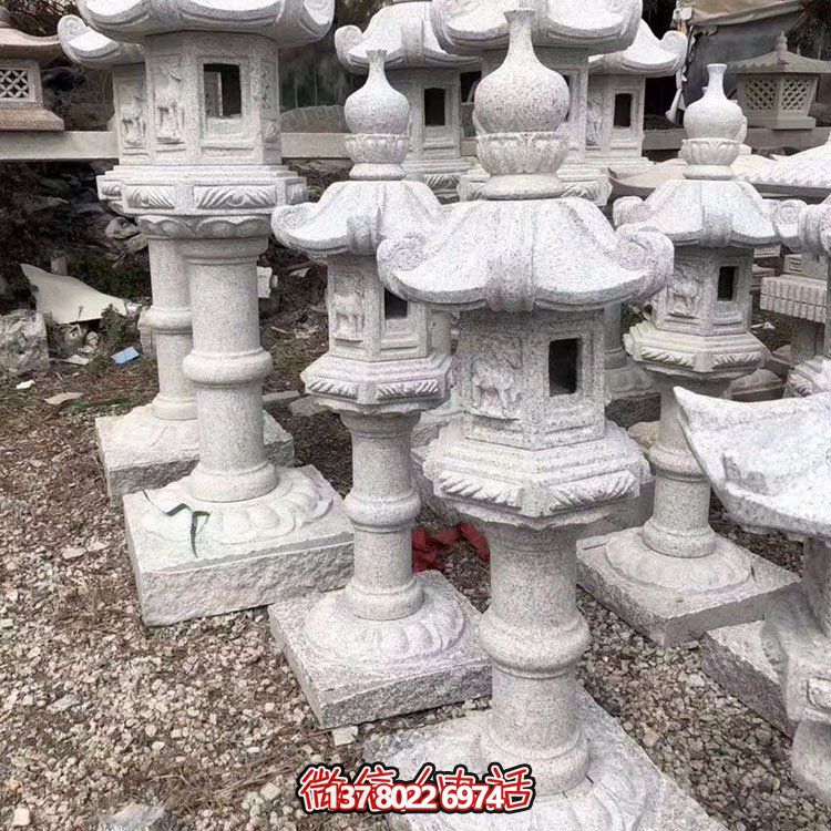 花崗巖石雕燈，中國傳統(tǒng)古建照明燈籠